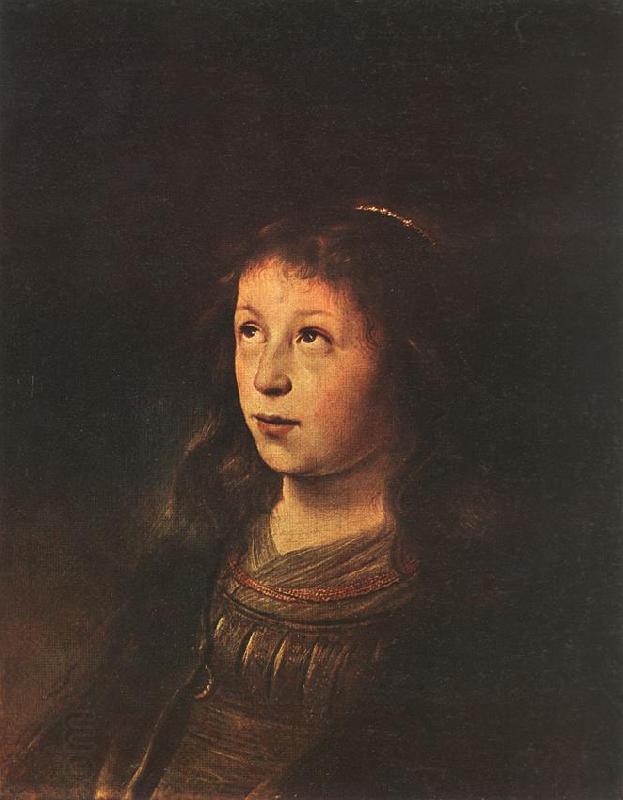 LIEVENS, Jan Portrait of a Girl dh
